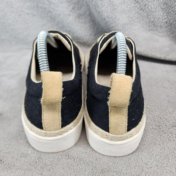 Spenco Shoes Womens Size 8.5 Black Arch Support Slip On Canvas Sneakers - Picture 6 of 11